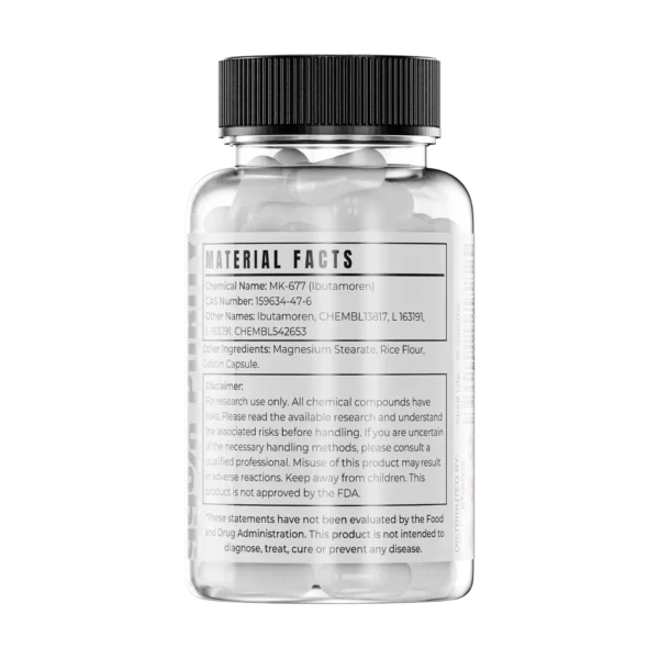 Buy MK-677 (Ibutamoren), (10mg/capsule) 60 Capsules - SwissChems - Buy Best Quality Peptides, SARMS Online