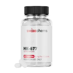 Buy MK-677 (Ibutamoren), (10mg/capsule) 60 Capsules - SwissChems - Buy Best Quality Peptides, SARMS Online