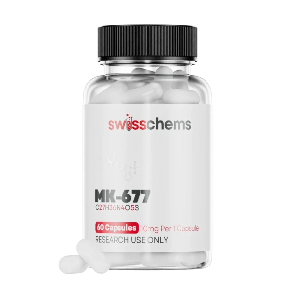 Buy MK-677 (Ibutamoren), (10mg/capsule) 60 Capsules - SwissChems - Buy Best Quality Peptides, SARMS Online