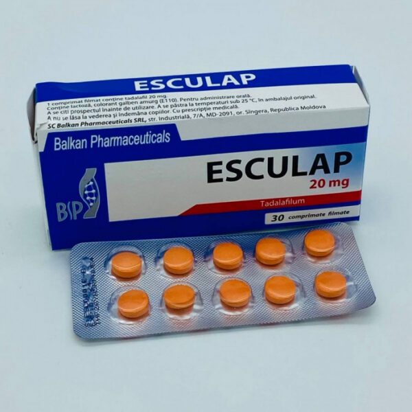 Cialis Esculap Balkan 20 mg 10 tablets