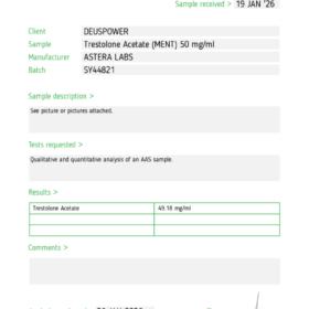 Trestolone Acetate (MENT)
